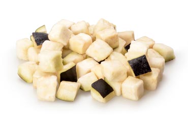 FROZEN IQF EGGPLANT DICES 20X20