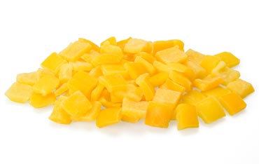 FROZEN IQF YELLOW PEPPER 20X20