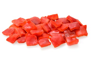 FROZEN IQF RED PEPPER 20X20