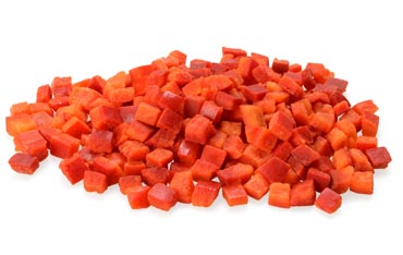 FROZEN IQF RED PEPPER 10X10