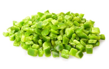 FROZEN IQF GREEN PEPPER 10X10
