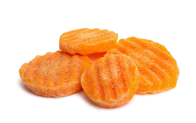 FROZEN IQF SLICED CARROTS
